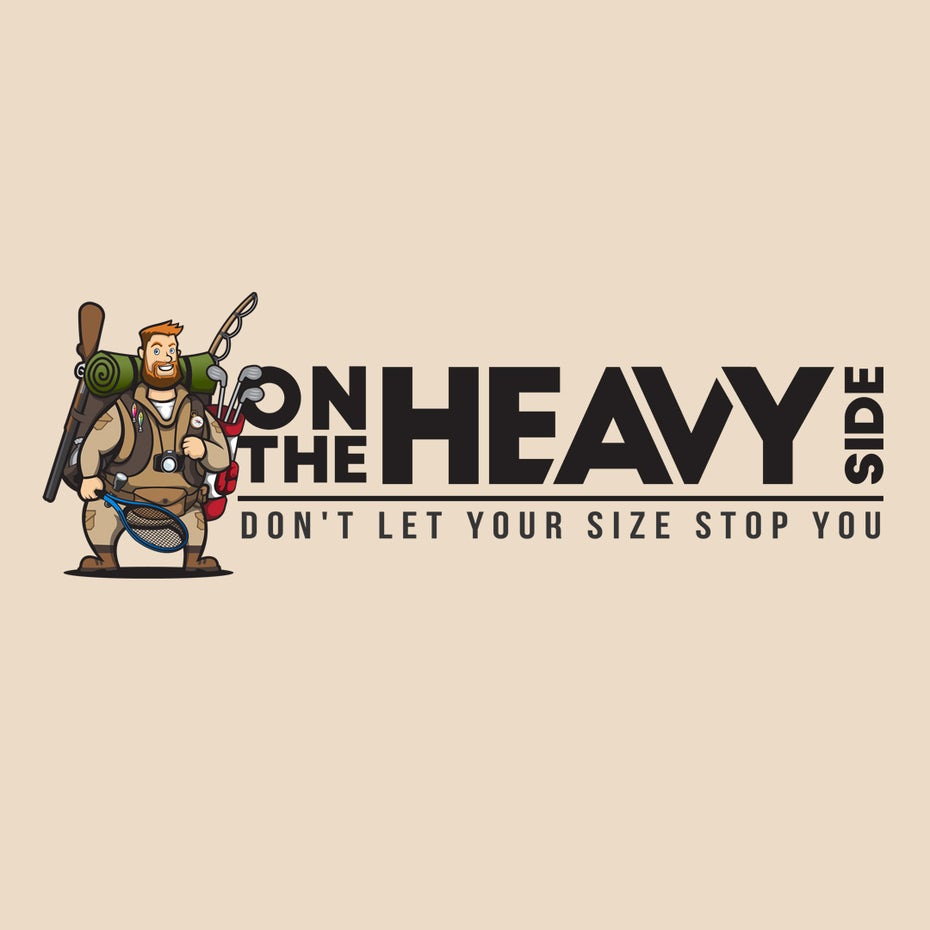 bad logo design of On The Heavy Side