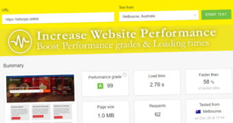 Pingdom Website Speed Test Optimization Minification Loading Time Performance Monthly Support