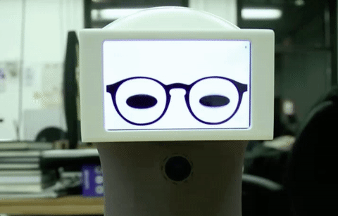 Little Robot Communicates Gifs