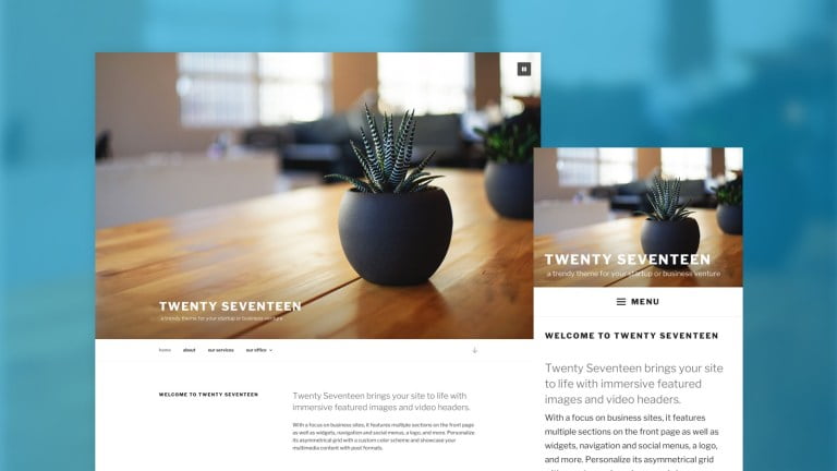 WordPress Twenty Seventeen Released