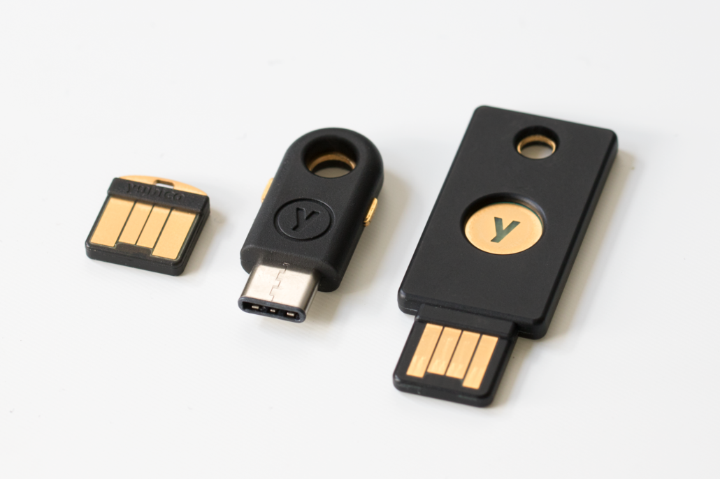YubiKey trio