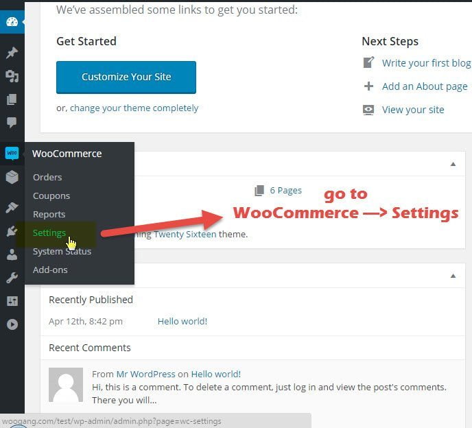 WooCommerce Settings General Store Setup Hosting Customer Billing Location