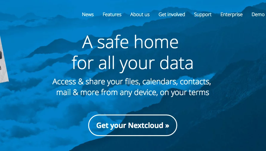 Nextcloud Safe Home Data Cloud Hosting Business SSD Connect Hosting Whoops Online