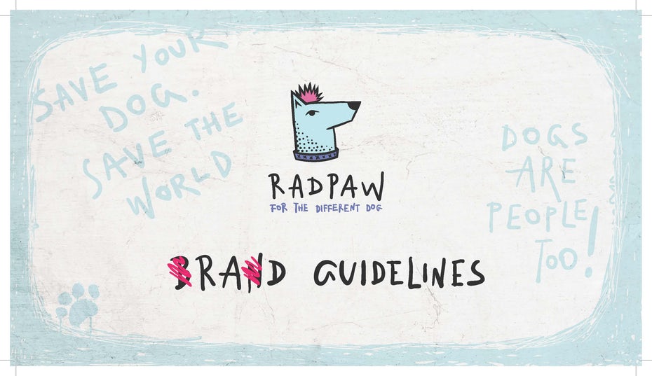 Radpaw brand guidelines image
