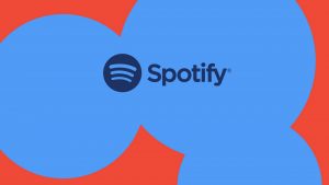 Spotify's blue and orange-red logo