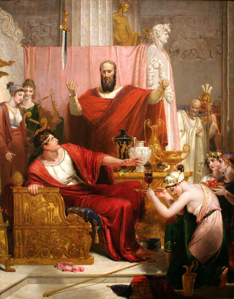 Sword of Damocles, Richard Westall. 1812.