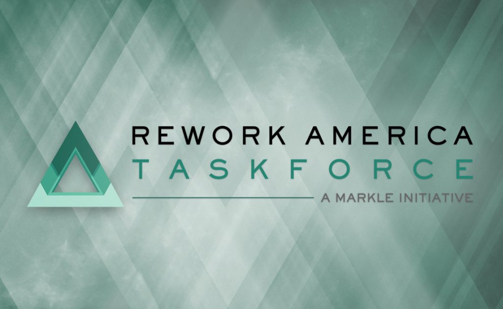 Logo for the new Rework America Task Force