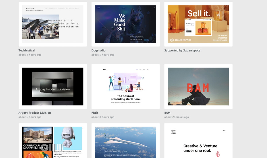 siteInspire homepage