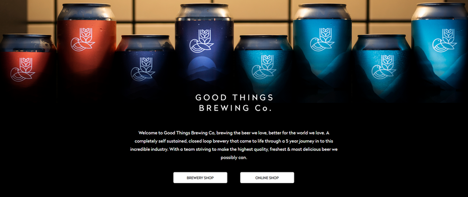 Good Things Brewing Co. website