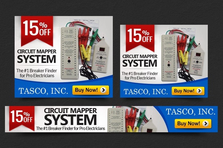 Tasco banner ad design