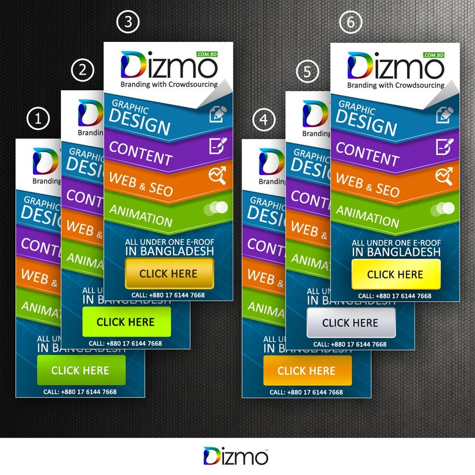 Dizmo Banner ad design