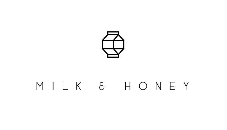 black and white line art restaurant logo