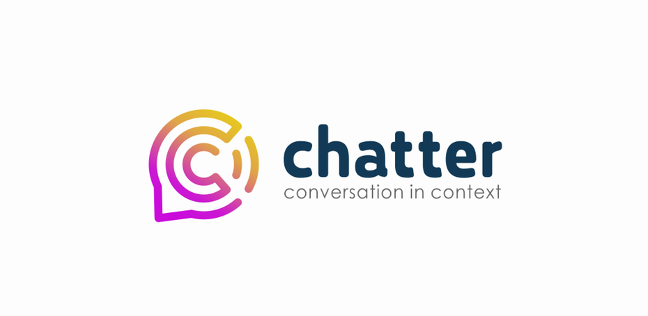 round logo of a letter “c” within a speech bubble