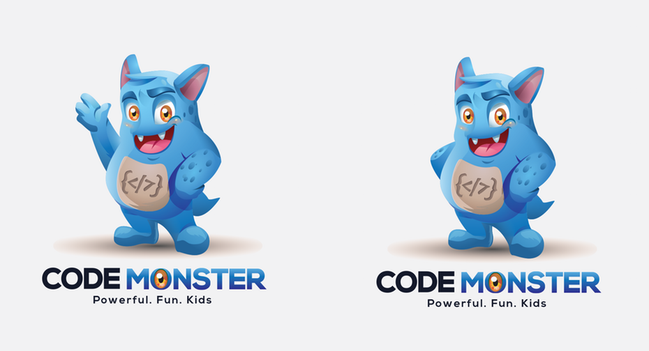blue monster character