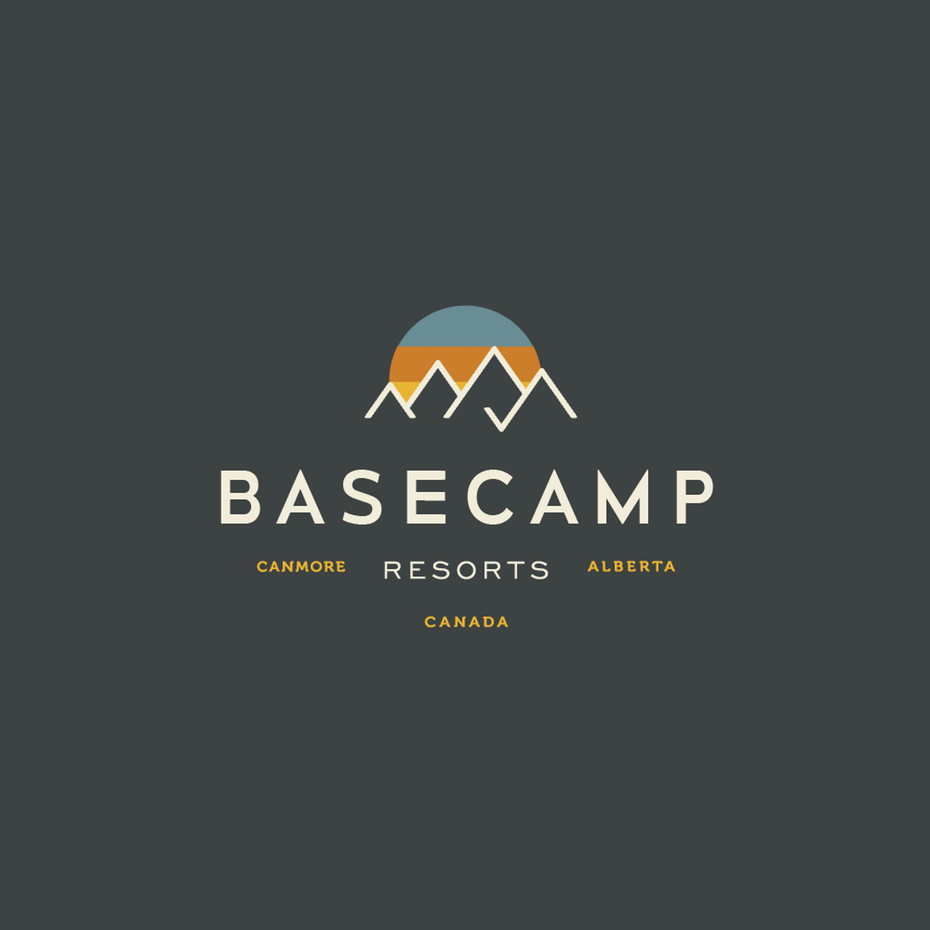 Basecamp Resorts logo design