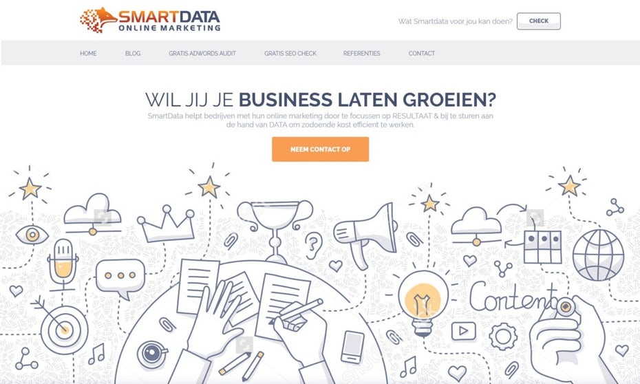 Smart Data website illustration