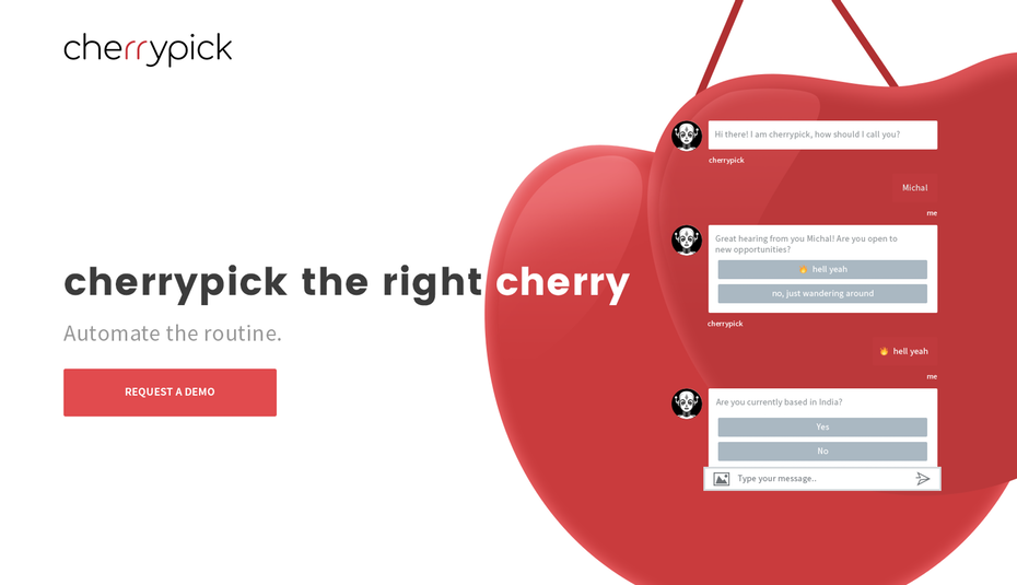 web design for cherrypick