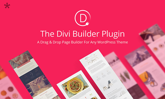 Divi Builder Drag and Drop WordPress Page Builder plugin