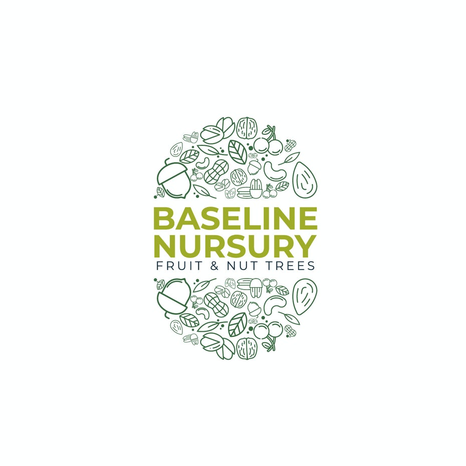 bad logo design of Baseline Nursery