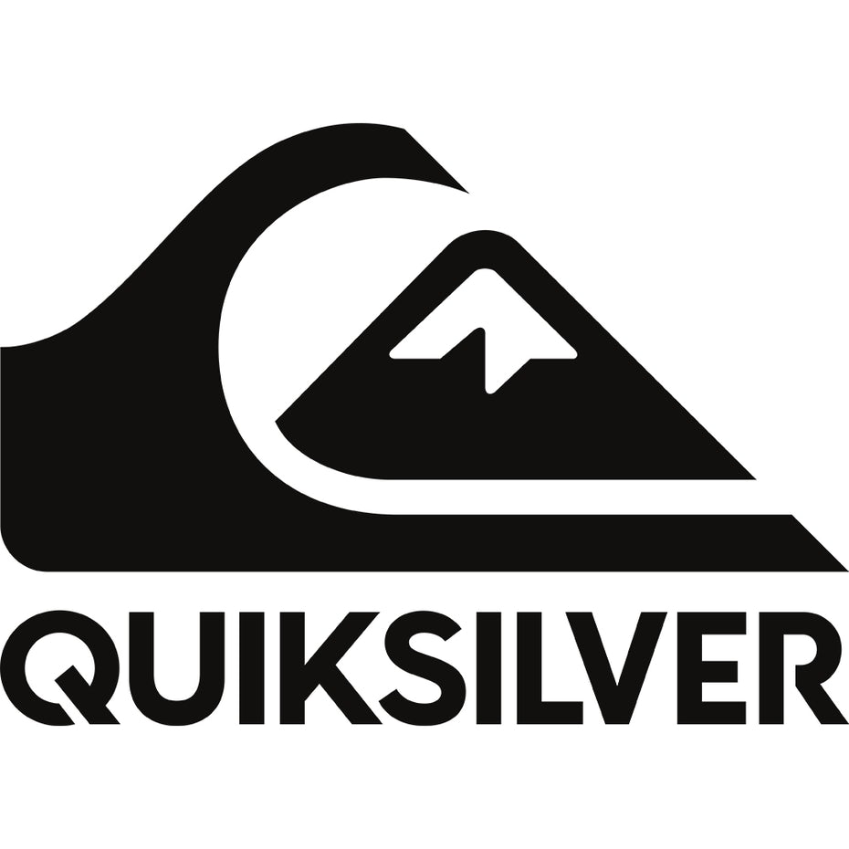 black and white Quiksilver logo