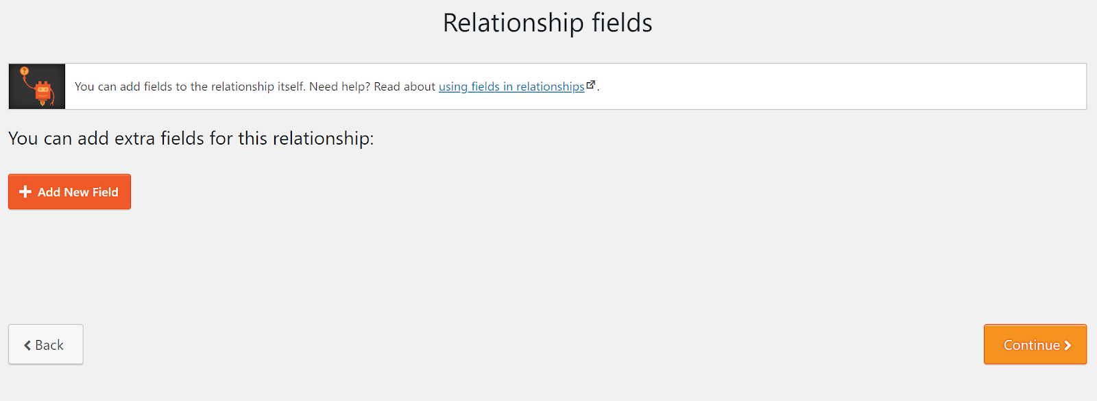 Step 4: Relationship Fields