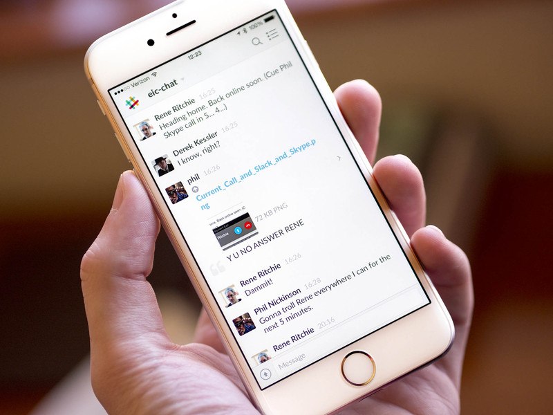 Slack phone app