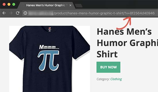 String with letters and numbers added to WordPress URLs by WooCommerce