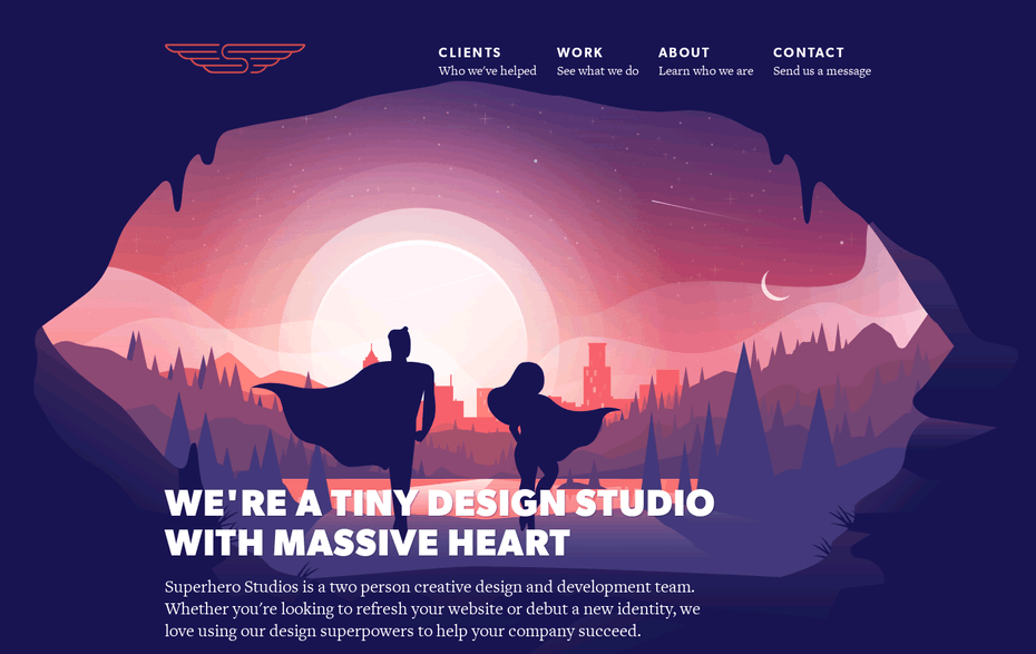 Superhero Studios website