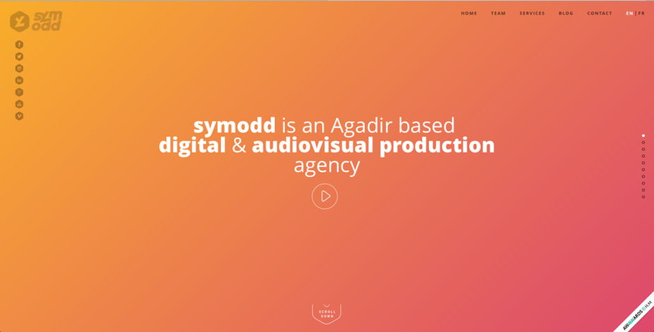 The header image of symodd's home page