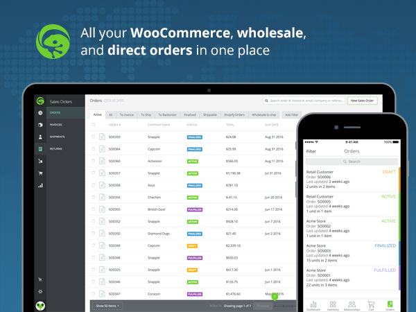 Tradegecko makes inventory management for WooCommerce easy by bringing everything into one place
