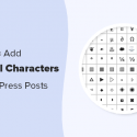 How To Add Special Characters In WordPress Posts